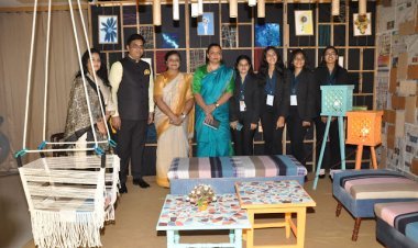 IIFD की आंतरिक एक्सीबिशन अरासा और फैशन एक्सीबिशन गाबा का शुभारम्भ हुआ